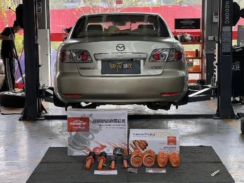 najnowsza sprawa firmy na temat Prace montażowe. Stary samochód Mazda 6 został ulepszony z regulowanym amortyzatorem EDDY.