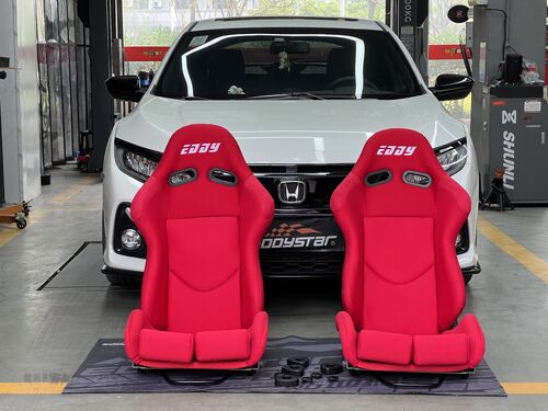 najnowsza sprawa firmy na temat Both Performance and Comfort in One! Honda Civic 1.5T Gets EDDY Racing Seats Upgrade