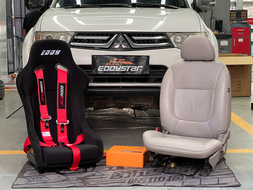 najnowsza sprawa firmy na temat 2015 Mitsubishi Pajero 3.0L Ulepszony o fotele EDDY Racing
