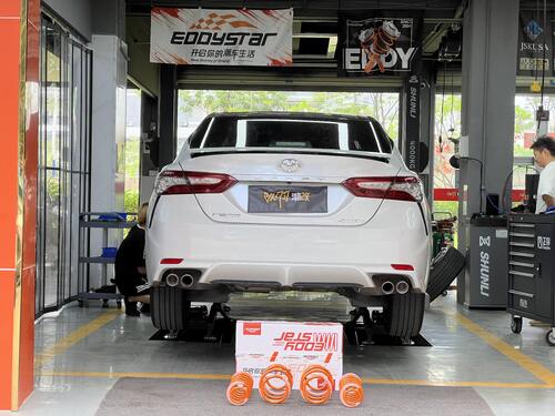najnowsza sprawa firmy na temat 2020 Toyota Camry 2.0L upgraded with EDDY sport lowering springs, balancing handling and comfort