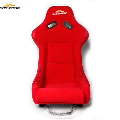 Red Racing Style Car Wide Racing Seats Profesjonalne fotele samochodowe ze szkła