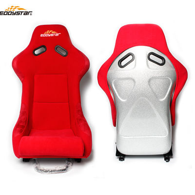 Red Racing Style Car Wide Racing Seats Profesjonalne fotele samochodowe ze szkła