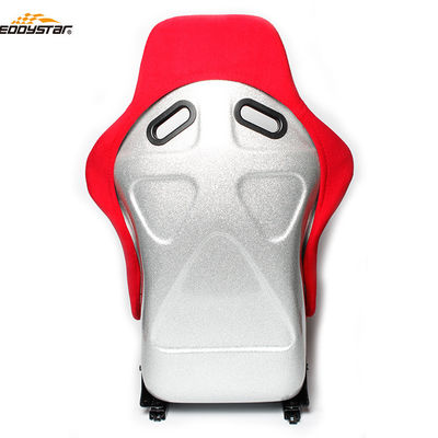 Red Racing Style Car Wide Racing Seats Profesjonalne fotele samochodowe ze szkła