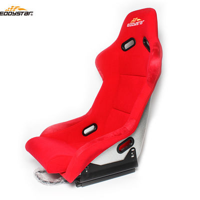 Red Racing Style Car Wide Racing Seats Profesjonalne fotele samochodowe ze szkła