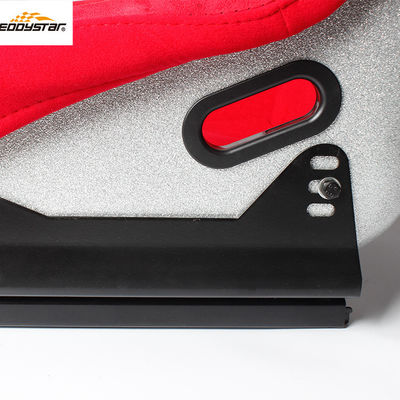 Red Racing Style Car Wide Racing Seats Profesjonalne fotele samochodowe ze szkła