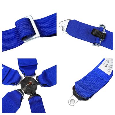 Nylon Sport Style Racing Seat Belt Bule 3 cali szerokości dla bezpieczeństwa samochodowego Certyfikat FIA