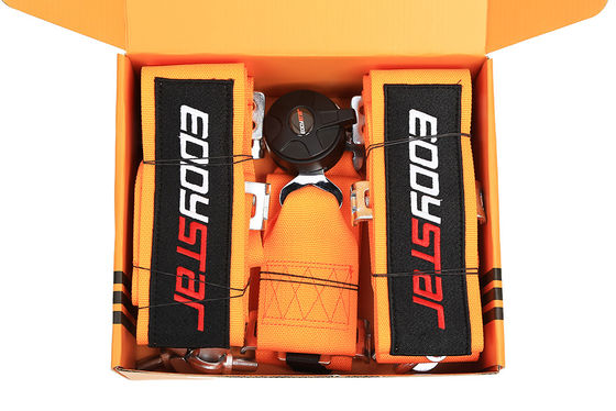 EDDYSTAR Nylon Drift Car Racing Seat Belt Orange Color 5-punktowy pas bezpieczeństwa