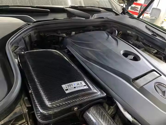 Filtr powietrza Włókno węglowe Pudełko powietrza samochodowego dla Mercedes-Benz 1.6 - 2.0 T