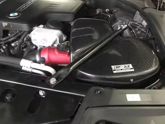 Odnawianie wlotu powietrza Wielkiego przepływu włókna węglowego Bellows dla BMW serii 5
