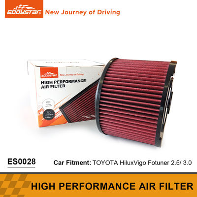 Niestandardowy filtr powietrza do prania samochodów Toyota Importowane części zamienne samochodów Hilux3.0