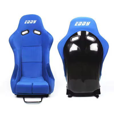 EDDYSTAR Luxury Blue Soft Bucket Racing Seat Niestandardowe krzesło wyścigowe