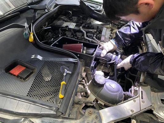 Mercedes Benz W205 Włókno węglowe wchłanianie powietrza zwiększenie przepływu powietrza części silników samochodowych