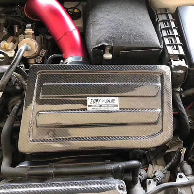 Zestaw do wchłaniania powietrza z włókna węglowego EDDYSTAR z 76 mm Filtrem wysokiego przepływu dla 15-16 Audi A3 1.8T/2.0T - Instalacja Bolt-On