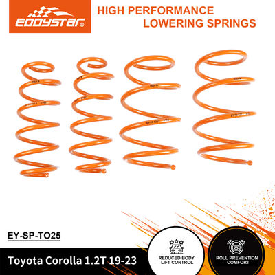 EDDYSTAR Sport Sprężyny obniżające dla Toyoty Corolla - Kompatybilne z wstrząsami OEM, dopasowane do większości pojazdów sportowych, bezpośrednia wymiana